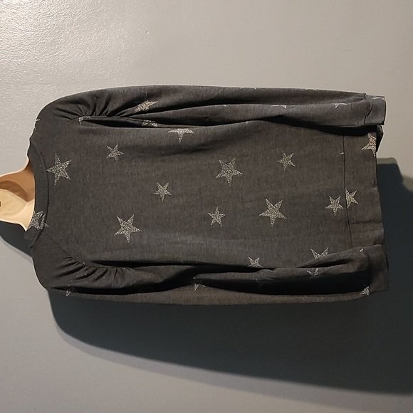 Oxford & Park women's charcoal gray with stars blouse size 2XL - Picture 11 of 17